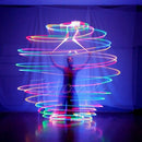 One Pair LED POI Thrown Balls for Professional Belly Dance Level Hand Props