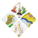 5pcs/set DIY Full Drill Diamond Painting Girls Keychain Embroidery Craft