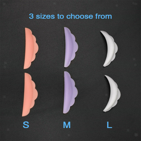 3 Pairs Eyelash Perming Lift Silicone Pads Lashes Guard Kit Make Up Tools