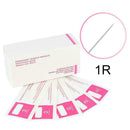 100pcs 1R Straight Liner Lining Tattoo Needle Body Art Lip Eyeline Tattoo
