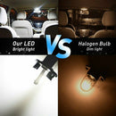 10PCS T10 501 194 W5W 7020SMD LED Car CANBUS Error Free Wedge Light Bulb White