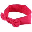 Baby Girls Tie Knot Headband Knitted Cloth Children Girls Elastic Hair Band