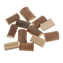 50x Wood Half Cut Log Slices Blocks For Wedding Centerpiece Table Decoration