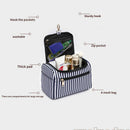 Striped Storage Bag Cosmetic Bag Multi-Function Cosmetic Bag Ladies Handbag