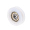 New 6*30*10mm U Groove Metal Shield Nylon Pulley Wheels Roller Ball Bearin JR