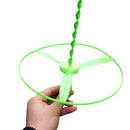 Outdoor Fairy Flying Saucer Bamboo Dragonfly Helicopters Toys w/Light (1pc)