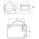 110V-240V Outdoor Ip44 180 Degree 50/60Hz Security Pir Motion Movement Sens K1S1