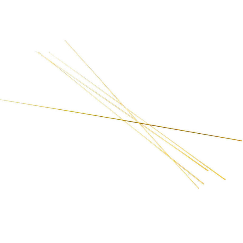 10 Pcs Straight Solid Round Metal Brass Rods Bar Stock Assorted 300mm Long