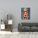 Christmas Sheep Diamond Painting 5D DIY Full Round Drill Wall Arts (B2481)