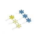 6pc Random Color Plastic+Metal Flower Head Wire Loop DIY Needle Threader Tool LJ