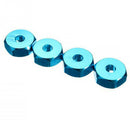 4Pcs Hexagonal Combiner Wheel Rim Hex 7Mm Upgrade 12Mm Metal Adapter for 1/ B9V7