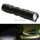3W Mini Police LED Flashlight Night Light Lamp Torch w/Clip Clamp Electric Torch