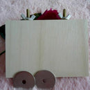 Wooden Parrot Bird Cage Perches Stand Platform Pet Rat Budgie Toys Parakeet K0N9