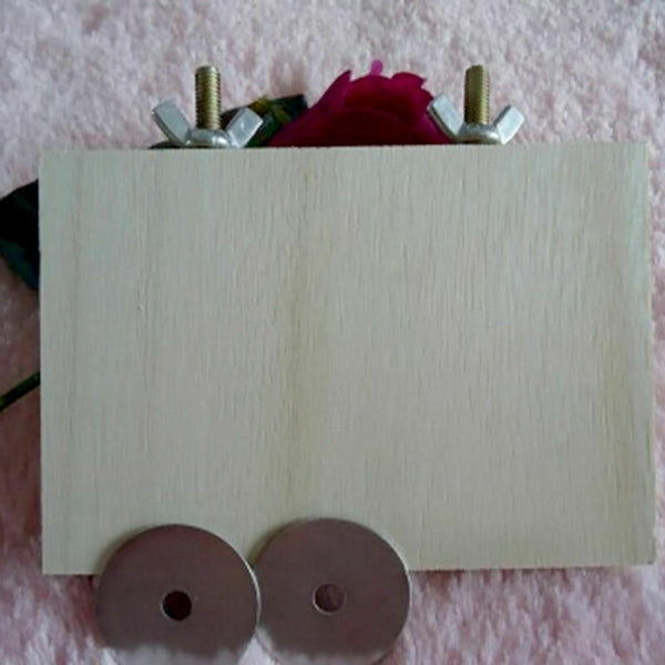 Wooden Parrot Bird Cage Perches Stand Platform Pet Rat Budgie Toys Parakeet K0N9