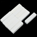 10 x White Acrylic Nail Art Tips Buffer Buffing Sanding Block Files Manicur