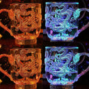 Dragon LED Inductive Rainbow Flashing Light Whisky Cup Fantastic n Mug Beer Y6O8