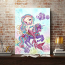 5D DIY Special Shaped Diamond Painting Girl Cross Stitch Mosaic Craft Kits