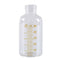 1pcs 50ml Scale lab glass vials bottles clear containers with black screw cap0K