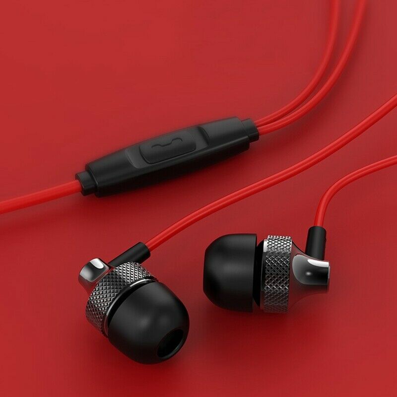 3.5mm Wired Earphone with Mic In-Ear Earbuds Universal Earphones with MicropW1H4