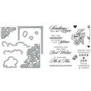 Metal Cutting Die Seal Stamp Set for DIY Greetings Scrapbooking Embossing A