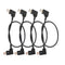 2 Pack USB Type C Extension Cable 90 Degree USB-C Male to Male Adapter Cord