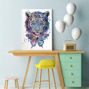 5D DIY Special Shaped Diamond Painting Tiger Butterfly Embroidery Craft Kit