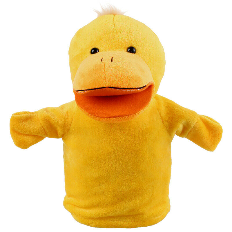 Cute Plush Velour Animals Hand Puppets Chic Designs Kid Child Learning Aid  E9K6