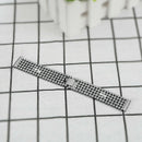 For Fit bit Versa Five Beads Round Rhinestone Inlaid Watch Strap Solid Full H3A8