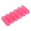 6pcs Grip Cling Hair Styling Roller Hairdressing Tool Soft DIY (2.5cm)