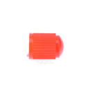 100pcs Plastic Car Truck Bike Tire Tyre Wheel Valve Stems Caps Dust Cover Red