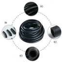 Universal Oil Resistant Rubber Tube Black Fuel Hose Oil Gas Line Practical