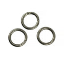3 Pieces Key Ring Round Spring Snap Hooks Carabiner Clips Multi Purpose 35mm
