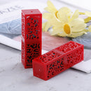 DIY`Empty cosmetic container lipstick tube with red hollow lip balm bottle ca %o