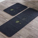 2x Kitchen Area Rugs Sturdy Water-absorbing Floor Mat for Home Hallway