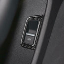 For Audi Q7 SQ7 4M 16-19 LHD Trunk Switch Button Frame Cover Carbon Fiber Trim