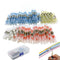 Waterproof 100PCS Solder Sleeve Heat Shrink Tube Wire Terminal Connectors 4 D9Y5