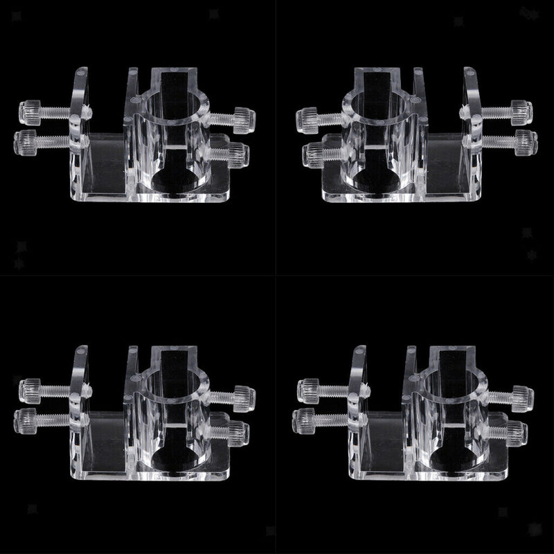 4Pcs Hose Holder - Adjustable Acrylic Hose Clip Tube Holders Clamps for Fish