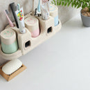 Automatic Toothpaste Dispenser Toothbrush Holder Cup Tool Set Wall Mounted Stand