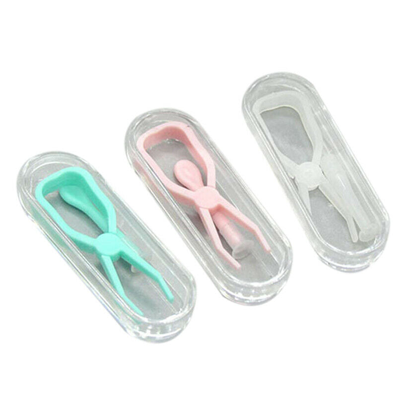 6 Set Contact Lenses Tweezers and Suction Stick Contact Lens Inserter Remov H5Y7