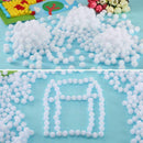 Pompoms for Craft Making and Hobby Supplies, 500 Pieces,1.5 cm(White)