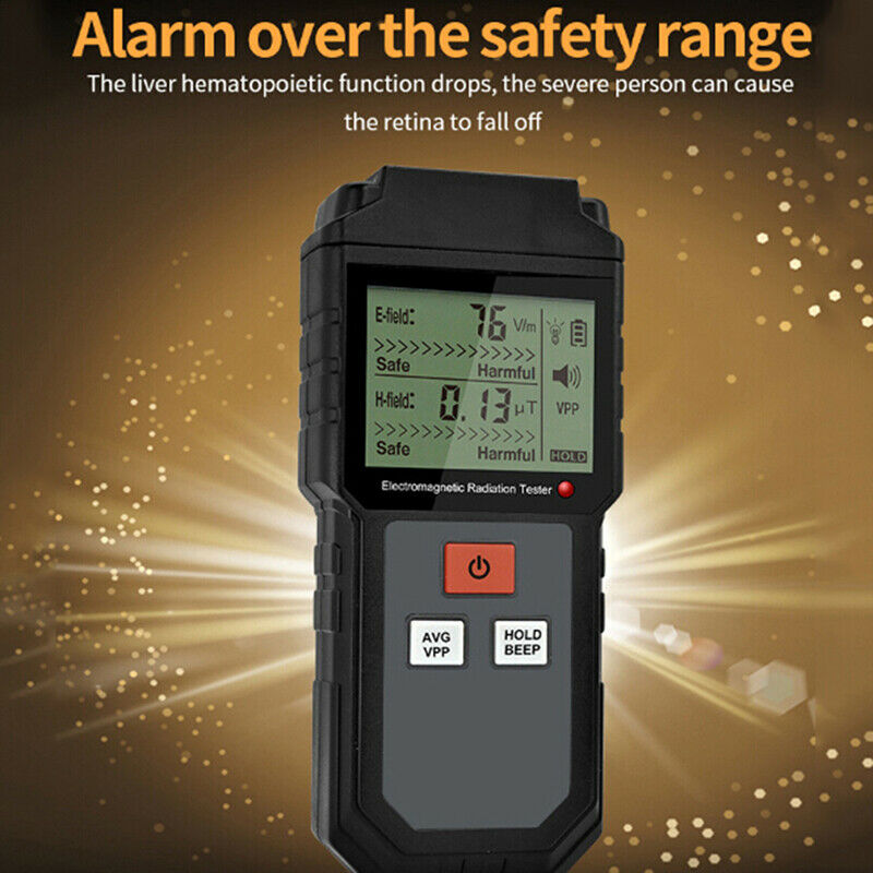 Mini Electromagnetic Radiation Tester EMF Meter Electric Magnetic Field Detec Kw