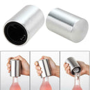 Portable Stainless Steel Automatic Push Down Soda Beer Wine Cap Bottle Opener