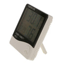 Digital Thermometer Humidity Meter Room Car Temperature Hygrometer Clock