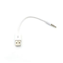 15cm 3.5mm AUX To USB 2.0 Charger Data Sync Audio Adapter Cable For MP3 Cord FT