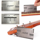1PC String Action Gauge Ruler Guide Setup Measuring For Guitar Luthier Tools