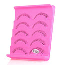 5Pairs Soft Lower Eye Lashes Under Bottom Natural Cross False Eyelashes black