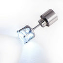 1 pair of earrings nail LED light pin accessories jewelry blue evening danc