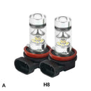 2X DRL H8 H9 H11 6000K 100W High Power LED Headlights Fog Driving / Light B P6B1