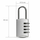 2 Pcs Padlock Code 4 Digit Security Anti-theft Zinc Alloy perfect for Locke X3J5