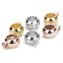 100x European Jewelry Connector Bails Beads fit Necklace Bracelet Pendant
